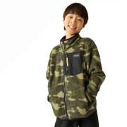 Sweat enfant Regatta Junior Frankie Warm Fleece Bark Green Camo