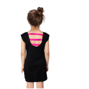 Robe fille Drexiss Black/Pink Coolmax