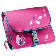 Trousse de toilette Deuter Wash Bag Kids rose / vert Magenta