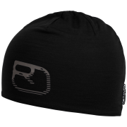 Bonnet Ortovox 120 Cool Tec Logo noir Black Raven