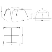 Abri Outwell Wakefield Shelter XL