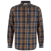 Chemise homme Fjällräven Fjällglim Regular Shirt M brun Wood Brown-Black Oak