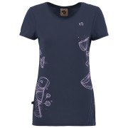 T-shirt femme E9 Spring 2.2 bleu foncé Oceanblue