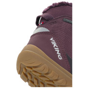 Bottes d'hiver enfant Viking Outdoor Footwear Spruce Barefoot Warm GTX 2V Wine