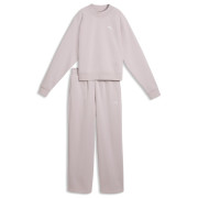 Tepláková souprava Puma Loungewear Standard Sweat Suitt FL rose Misty Pink