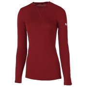 T-shirt femme Zulu Merino 160 Long rouge Red