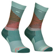 Chaussettes femme Ortovox All Mountain Mid Socks W bleu / vert ice waterfall