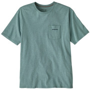 T-shirt homme Patagonia Men's Boardshort Logo Pocket Responsibili-Tee bleu Blue Sage