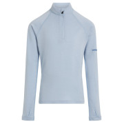 T-shirt fonctionnel enfant Icebreaker K 260 Tech LS Half Zip bleu clair Zinc Blue