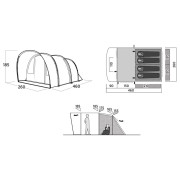 Tente familiale Easy Camp Skarvan 4