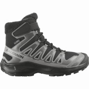 Chaussures enfant Salomon Xa Pro Winter Wp J Black-Castlerock-Cloudburst noir / gris Black / Castlerock / Cloudburst