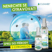 Spray CLEANEE EKO Citronelový sprej do přírody