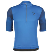 Maillot vélo homme Scott M's Gravel 10 SS bleue storm blue/midnight blue