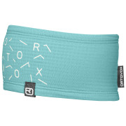 Bandeau Ortovox Fleece Light Grid Headband bleu clair ice waterfall