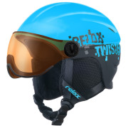 Casque de ski enfant Relax Twister Visor bleue / noir