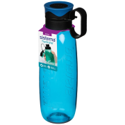 Bouteille Sistema Hydrate Tritan Traverse Flip Top 650 ml bleue