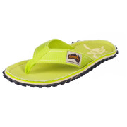 Tongs femme Gumbies Islander Lime Turtle jaune Lime