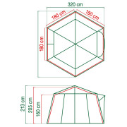 Tente Coleman Polygon 6