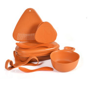 Set de vaisselle Light My Fire Outdoor MealKit orange rustyorange