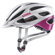 Casque vélo Uvex True blanc SilverFuchsia