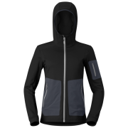 Veste polaire fonctionnelle femme Norrona falketind warm2 stretch Hood noir Caviar Black