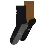 Chaussettes On Running Trail Sock High 2-pack noir / orange Black/Sphinx