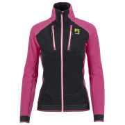 Veste polaire fonctionnelle femme Karpos Alagna Evo W Jacket noir / rose Black/Cabaret