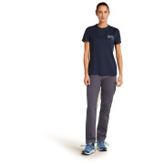 T-shirt fonctionnel femme Icebreaker W Mer 150 Tech Lite SS Tee Adventure Rid