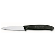 Couteau légumes Victorinox vlnitý 8 cm vert Black