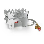 Réchaud camping SKOTTI Booster argenté ocelová