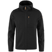 Sweat-shirt homme Fjällräven Keb Fleece Hoodie vert Black