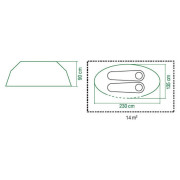 Tente pop-up 2 personnes Coleman Galiano 2
