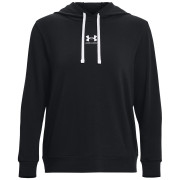 Sweat-shirt femme Under Armour Rival Terry Hoodie vert Black / / White