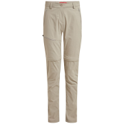 Patalon femme Craghoppers NosiLife Pro Convertible Trouser III beige Soft Mushroom