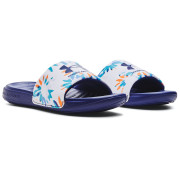 Pantoufles femme Under Armour W Ansa Graphic blanc / bleu White / Sonar Blue / Sonar Blue