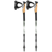 Bâtons de cross trail Leki Cross Hike Carbon 100-135 cm blanc / noir envy-white-black