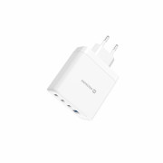 Adaptateur Swissten GaN 2X USB-C 100W + 1X USB-C 20W + 1X USB-A 30W
