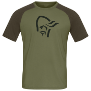 T-shirt homme Norrona femund pureUll T-shirt olive Loden Green