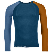 T-shirt homme Ortovox 120 Comp Light Long Sleeve M bleue petrol blue