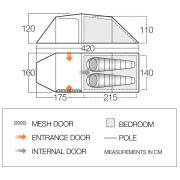 Tente de randonnée Vango Omega 250