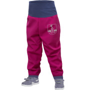 Pantalon non-isolant bambins Unuo Softshell rouge