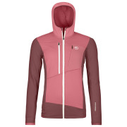 Sweat-shirt femme Ortovox Fleece Grid Hoody W rose mountain rose