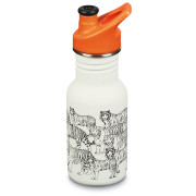 Bouteille enfant Klean Kanteen Classic Sport 355 ml blanc