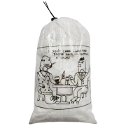 Housse High Tail Designs Drawstring Stuff Sack Date Night blanc Date Night