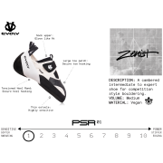 Chaussons d'escalade Evolv Zenist