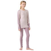 Ensemble fonctionnel enfant Helly Hansen Jr Lifa Merino Midweight Set Purple Clay