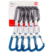 Set dégaines Ocún Hawk Qd Combi Bio-Dyn-Ring 15 mm 10 cm 5-Pack bleu / gris Blue