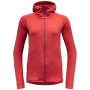 Veste polaire fonctionnelle femme Devold Nibba Merino Jkt Hood orange BEAUTY