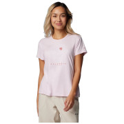 T-shirt femme Columbia Sloan Ridge Graphic Short Sleeve Tee rose Pink Dawn Heather