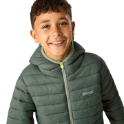 Veste d'hiver enfants Regatta Junior Hooded Marizion Dark Forrest Green